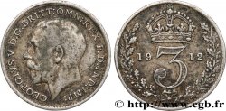 UNITED KINGDOM 3 Pence Georges V 1912 
