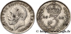 UNITED KINGDOM 3 Pence Georges V 1916 
