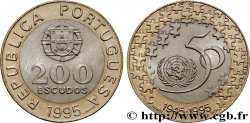 PORTUGAL 200 Escudos 50e anniversaire des Nations Unies 1995 