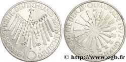 DEUTSCHLAND 10 Mark XXe J.O. Munich / aigle type “IN DEUTSCHLAND” 1972 Hambourg