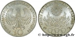 GERMANY 10 Mark / XXe J.O. Munich - Flamme olympique 1972 Munich