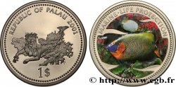 PALAU 1 Dollar Proof Protection de la vie marine 2001 