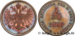 ITALIEN - LOMBARDEI UND VENETIEN 5/10 Soldo 1862  ST 