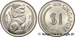 SINGAPORE 1 Dollar lion chinois 1979 