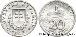 SLOVAQUIE 20 Halierov emblème / château de Nitra 1943 
