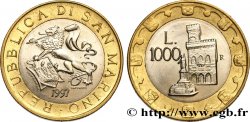 SAINT-MARIN 1000 Lire lion héraldique / le Palazzo Publico 1997 Rome