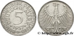 ALEMANIA 5 Mark aigle 1957 Munich