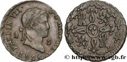 ESPAGNE 2 Maravedis Ferdinand VII 1828 Ségovie