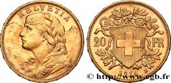GOLD-, PALLADIUM- UND PLATIN-INVESTITIONEN 20 Francs &nbsp;Vreneli&nbsp;  1914 Berne