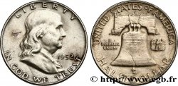 ÉTATS-UNIS D&nbsp;AMÉRIQUE 1/2 Dollar Benjamin Franklin 1952 Denver