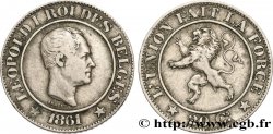 BELGIO 20 Centimes Léopold Ier 1861 