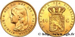 PAYS-BAS 10 Gulden Wilhelmina 1897 Utrecht SPL 