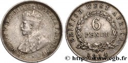 AFRIQUE OCCIDENTALE BRITANNIQUE 6 Pence Georges V 1914 Heaton
