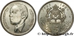 MAROC 5 Dirhams Hassan II AH1384 1965 Paris