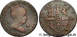 ESPAGNE 8 Maravedis Isabelle II 1838 Jubia