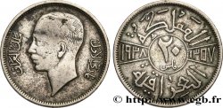 IRAK 20 Fils Ghazi Ier AH 1356 1938 