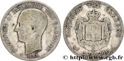 GRECIA 1 Drachmes Georges Ier 1883 Paris