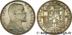 TCHÉCOSLOVAQUIE 20 Korun Mort du Président Thomas Masaryk 1937  SPL 