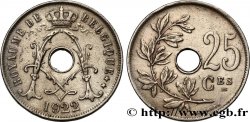 BELGIQUE 25 Centimes 1922 