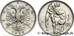 ALBANIA 1/2 Lek 1926 Rome - R AU 