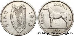 IRLANDE 1/2 Coróin / 2 Scilling 6 Pingin 1963 