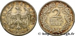 DEUTSCHLAND 2 Reichsmark aigle 1926 Karlsruhe - G