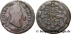 ESPAGNE 8 Maravedis Ferdinand VII 1817 Jubia