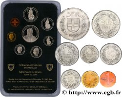 SWITZERLAND Série FDC 8 Monnaies 1993 
