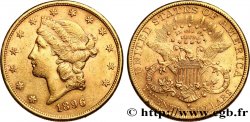 ÉTATS-UNIS D&nbsp;AMÉRIQUE 20 Dollars &nbsp;Liberty&nbsp; 1896 San Francisco TTB+ 