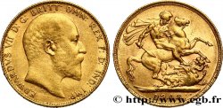 UNITED KINGDOM 1 Souverain Edouard VII 1908 Londres