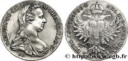 AUTRICHE 1 Thaler (REFRAPPE) Marie-Thérèse 1780 Vienne TTB+ 