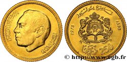 MAROC - HASSAN II 250 Dirhams AH 1395 1975  SUP 