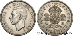 UNITED KINGDOM 1 Florin (2 Shillings) Georges VI 1949 