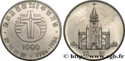 SÜKOREA 1000 Won 200 ans de l’Église Catholique en Corée 1984 