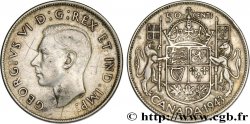 KANADA 50 Cents Georges VI emblème 1943 