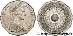 AUSTRALIEN 50 Cents Elisabeth II / jubilé d’argent 1977 