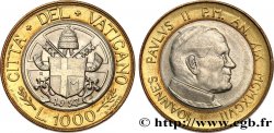 VATICAN ET ÉTATS PONTIFICAUX 1000 Lire Jean Paul II an XIX /  armes pontificales 1997  SPL 
