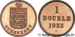 GUERNESEY 1 Double armes du baillage de Guernesey 1933 Heaton FDC 