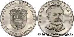 PANAMA 50 Centesimos Ferdinand de Lesseps 1975 