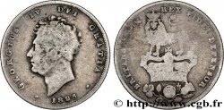 ROYAUME-UNI 1 Shilling Georges IV tête nue / lion surmontant une couronne 1825 