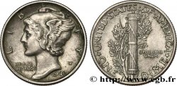 ÉTATS-UNIS D AMÉRIQUE 1 Dime Mercury 1942/1 Philadelphie TTB 