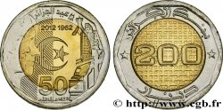 ALGÉRIE 200 Dinars 50e anniversaire de l’indépendance an 1433 2012 