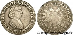RUSSIE - PIERRE Ier LE GRAND Poltina 1704 Moscou TB+ 