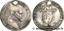 ITALIE - ÉTATS DU PAPE - CLÉMENT X (Emilio Altieri) Giulio (troué) 1673 Rome