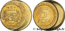 ÉTATS DE L AFRIQUE CENTRALE 5 Francs frappe “casquette” 2006 Paris SPL 