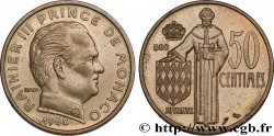 MONACO 50 Centimes prince Rainier III de Monaco 1962 Paris