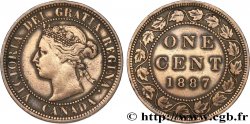 CANADA 1 Cent Victoria 1887 