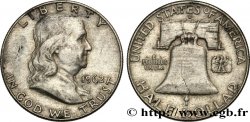 ÉTATS-UNIS D AMÉRIQUE 1/2 Dollar Benjamin Franklin 1962 Denver
