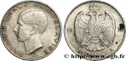 YUGOSLAVIA 20 Dinara Pierre II 1938 