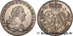 ALLEMAGNE - PALATINAT 1/4 Thaler Charles Théodore IV 1765  TTB+ 